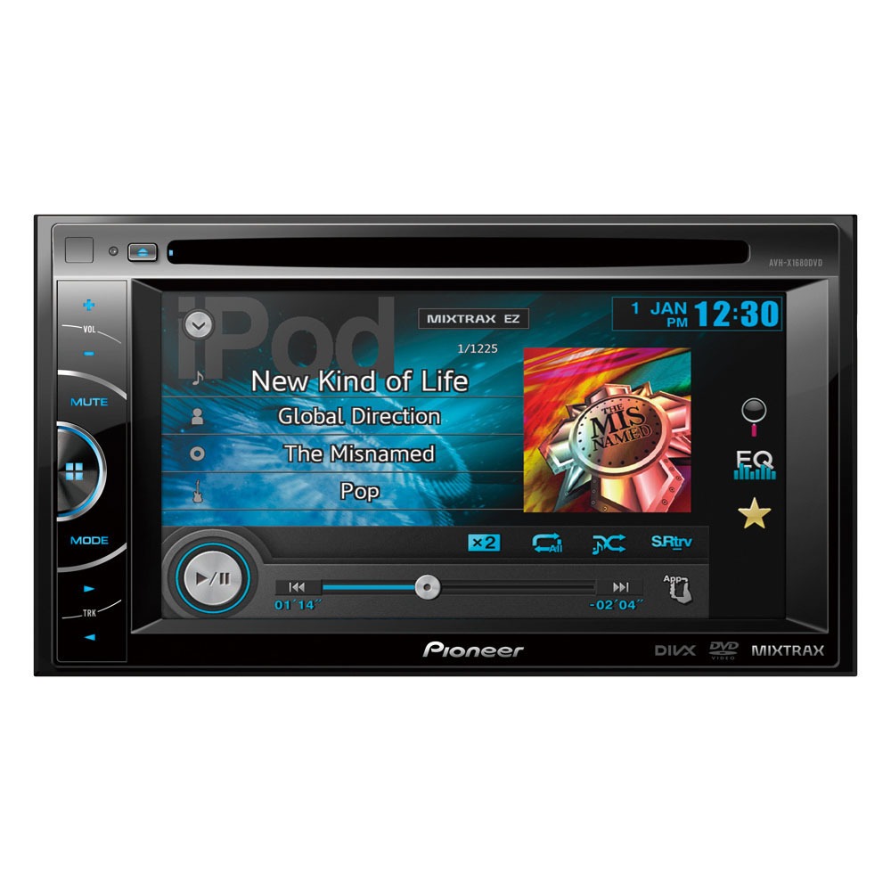 DVD Player Pioneer AVHX1680DVD com Interface para Android, Rádio AM/FM