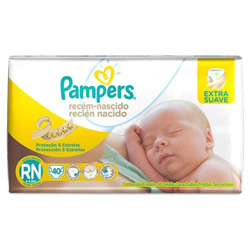 Fraldas Pampers Recém-Nascido RN - 40 Unidades em Promoção no Oferta Esperta Fraldas Pampers Recém-Nascido RN - 40 Unidades em Promoção no Oferta Esperta