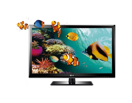 Uma televisão LG de alta definição com sintonizador digital Uma televisão LG de alta definição com sintonizador digital