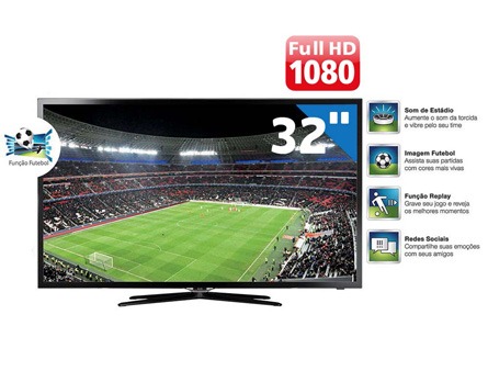 Smart TV Slim LED 32” Full HD Samsung 32F5500 A Smart TV Slim LED 32” Full HD Samsung 32F5500