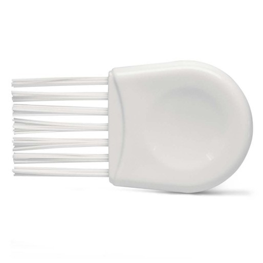 Com escova de limpeza para limpar a cabeça do aparelho Com escova de limpeza para limpar a cabeça do aparelho