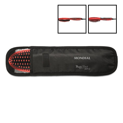 Emissão de íons diminui o efeito frizz escova mondial emissão íons ea-01