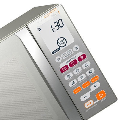 O painel do BMT45 Ative! é super moderno Forno de micro-ondas Brastemp BMT45 Ative! painel
