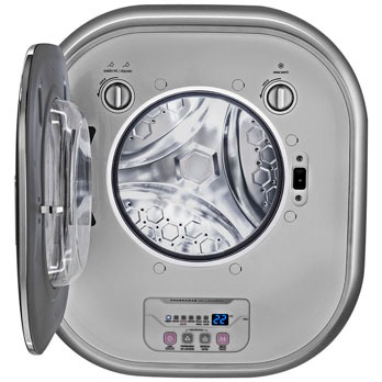A lavadora de roupas Electrolux 3kg LFE03 aberta lavadora de roupas Electrolux 3kg LFE03 aberta