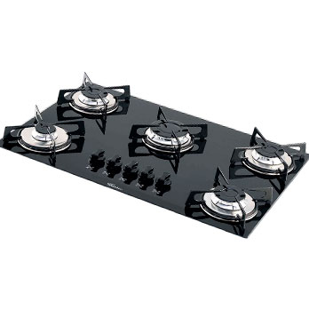 O cooktop cinco bocas Fischer 1642 cooktop cinco bocas Fischer 1642