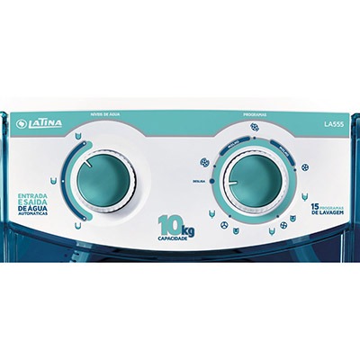 Lavadora de Roupas Latina 10 kg com 15 Programas de Lavagem Lavadora de Roupas Latina 10 kg com 15 Programas de Lavagem