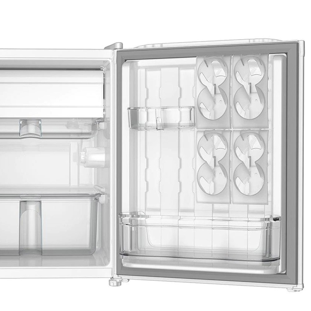 Espaços práticos para aproveitar frigobar Consul CRC08 80 L compartimentos