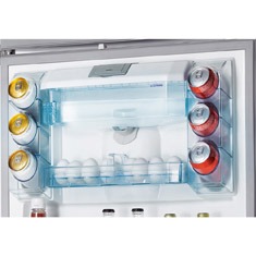 Cada item em seu devido lugar refrigerador Continental Massima RFCT515 Inox compartimentos