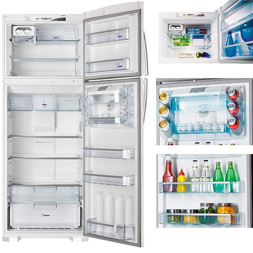 Espaçosa e ajustável Refrigerador Continental Massima prateleira espaço