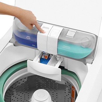 A Consul Facilite tem dispenser flex Lavadora de Roupas Consul Facilite 11 kg dispenser