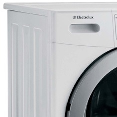Detalhe da lavadora de roupas Electrolux Eco Turbo 12kg TRW12 Branca lavadora de roupas Electrolux Eco Turbo 12kg TRW12 Branca detalhe