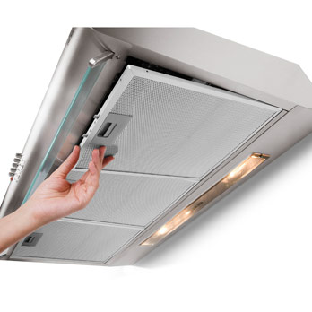 Detalhe do depurador de ar Electrolux DE80X Inox depurador de ar Electrolux DE80X Inox detalhe