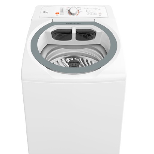 Lavadora Brastemp BWH12AB 12kg – Branca Lavadora Brastemp BWH12AB 12kg Branca