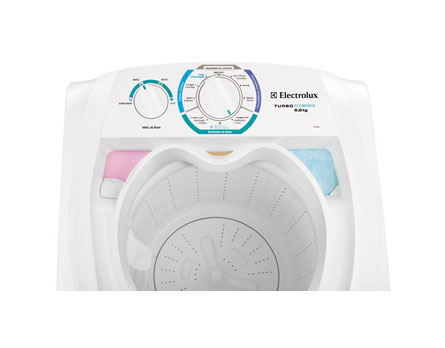 Máquina de lavar Eletrolux vem com a exclusiva função Turbo Centrifugação - Suas roupas secam em menos tempo Máquina de lavar Eletrolux vem com a exclusiva função Turbo Centrifugação - Suas roupas secam em menos tempo