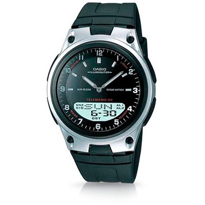 Anadigi Casio AW-80-1AVDF Relógio Masculino Anadigi Casio AW-80-1AVDF