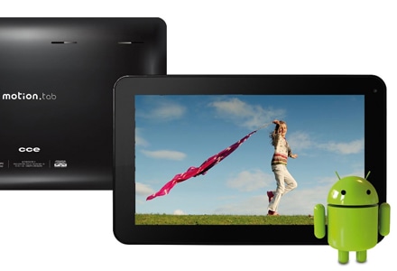 Tablet com 10 polegadas, Wi-Fi e Android 4.0 tablet cce