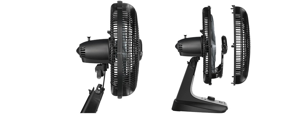 Limpeza simples Ventilador Turbo Silencio Maxx Grade Removível