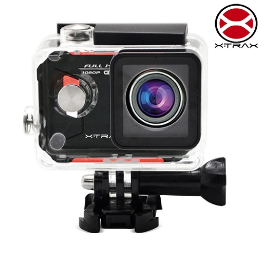 Registre os seus momentos mais radicais Câmera e Filmadora XTrax Evo Visor LCD 1.5 polegadas