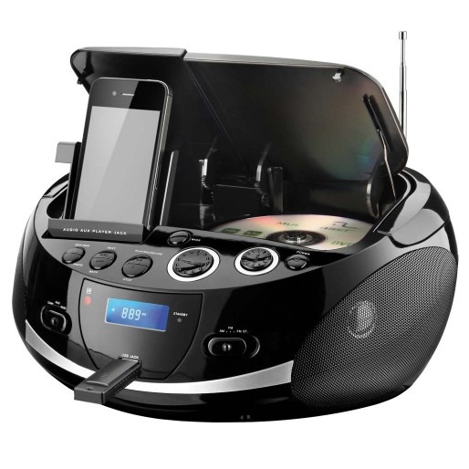 Equipado com entrada USB e auxiliar Equipado com entrada USB e auxiliar
