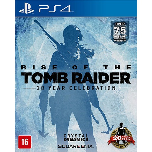Jogo de ação e aventura Rise of the Tomb Raider jogo rise of the tomb raider ps4