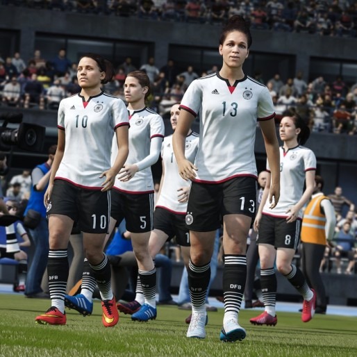 Pela primeira vez, times femininos Pela primeira vez, times femininos