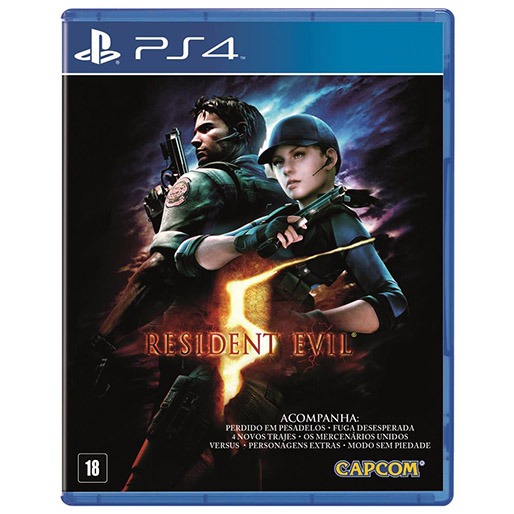 Cenas eletrizantes Jogo Resident Evil 5 Ação survival horror em terceira pessoa