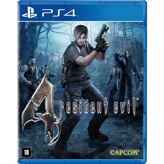 Jogo Resident Evil 4 Remastered PS4 jogo resident evil 4 remastered play 4