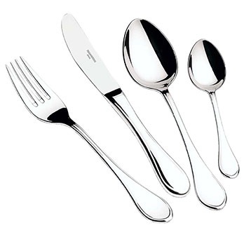 O faqueiro Tramontina Italy 76 peças com estojo de madeira Inox faqueiro Tramontina Italy 76 peças com estojo de madeira Inox