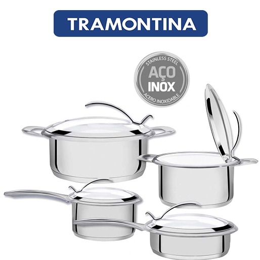 Conjunto com 4 peças Conjunto Panelas Tramontina Rotonda Ceramic 4 peças