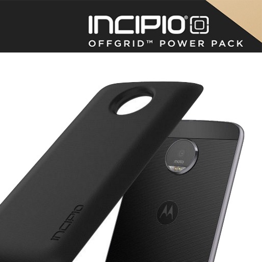 Você só precisa acoplar o Snap Incipio no smartphone para recarregá-lo bateria incipio celular motorola moto z