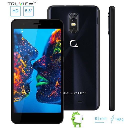 Smartphone Quantum MÜV Midnight Blue Smartphone Quantum MÜV Midnight Blue