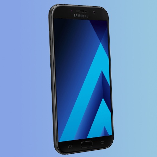 Display de 5.7 polegadas Super AMOLED Celular Samsung Galaxy A7 2017 Tela 5.7''