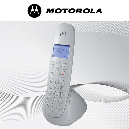 Armazene o número dos seus contatos Telefone Sem Fio Motorola Agenda