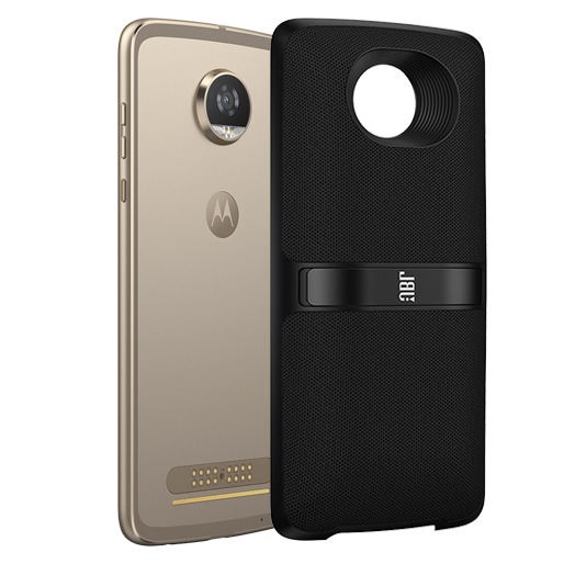 Utilize o suporte para apoiá-lo moto z2 play snap jbl soundboost 2