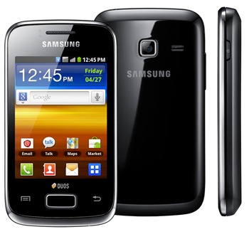 Celular Desbloqueado Tim Samsung Galaxy Y Duos S6102 Dual Chip com MP3 player e Slot para Cartão Celular Desbloqueado Tim Samsung Galaxy Y Duos S6102 MP3 Dual Chip