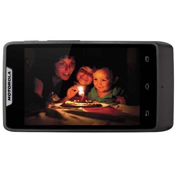 O celular desbloqueado Motorola RAZR D1 Preto TIM deitado celular desbloqueado Motorola RAZR D1 Preto TIM deitado