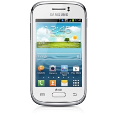 celular desbloqueado Samsung Galaxy Young Duos TV GT S6313T de frente