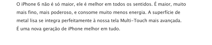 Nova geração de iPhone iPhone 6 fino
