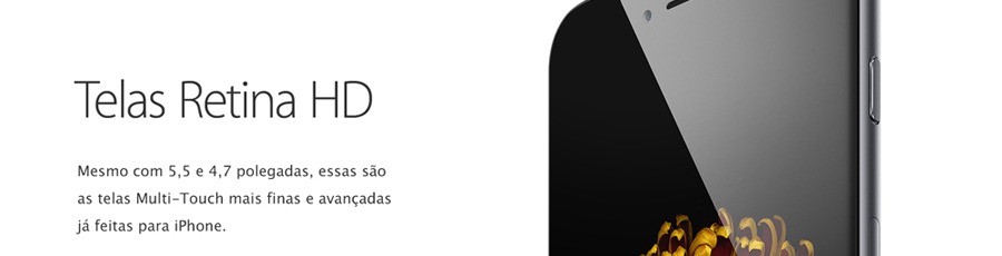 Aparelho com tela de retina HD iPhone 6 tela retina HD