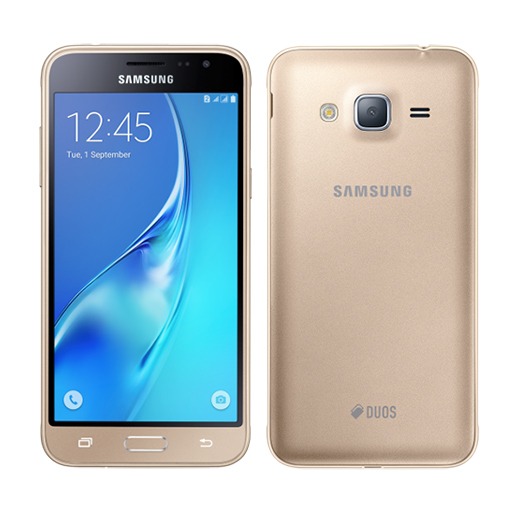 Smartphone Samsung Galaxy J3 Duos SM-J320M/DS - Dourado Smartphone Samsung Galaxy J3 Duos SM-J320M/DS