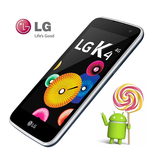 Smartphone K4 da LG com tela de 4.5 polegadas tela 4.5 polegadas android 5.1 lollipop
