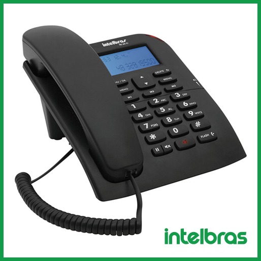Telefone com Fio Intelbras TC 60 ID telefone com fio intelbras tc60 id