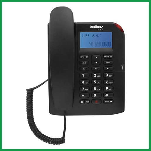 Modo Viva-Voz com qualidade digital telefone com fio intelbras tc60 viva voz