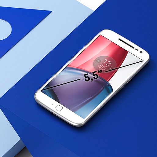 Smartphone Moto G4 com processador Octa-Core e Android Celular Moto G4 Processador Rápido