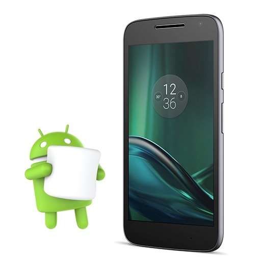 Android 6.0 Marshmallow como sistema operacional Celular Moto G4 Colors Android 6.0