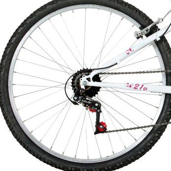 Roda da bicicleta Caloi Ventura Aro 26 Branca bicicleta Caloi Ventura Aro 26 Branca roda