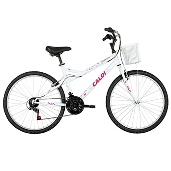 A bicicleta Caloi Ventura Aro 26 Branca bicicleta Caloi Ventura Aro 26 Branca