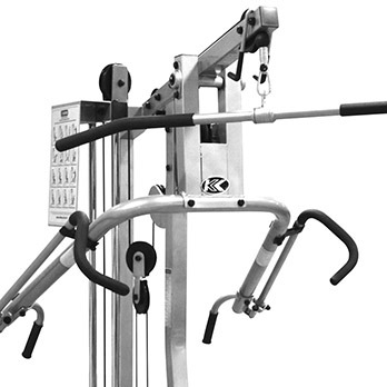 Estação de Musculação com 25 opções de exercício Estação de Musculação Kikos 518CI opções exercícios