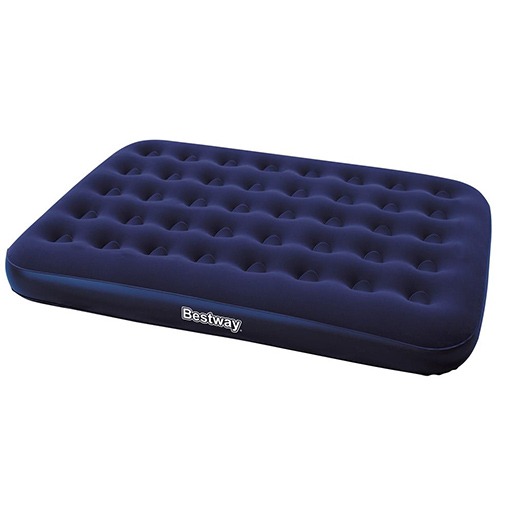 Feito com material de alta resistência Colchão inflável Bestway Flocked Double Confeccionado PVC