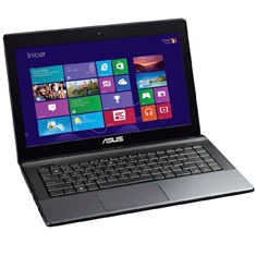O notebook Asus X45C VX077H aberto notebook Asus X45C VX077H aberto